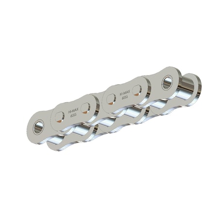 Maxco Chain 60SsRiv 304 Ss ASME/ANSI RllrChn SglStrd 10FtBx 3/4" Pit, 60Sshmrb, PK10 60SSHMRB